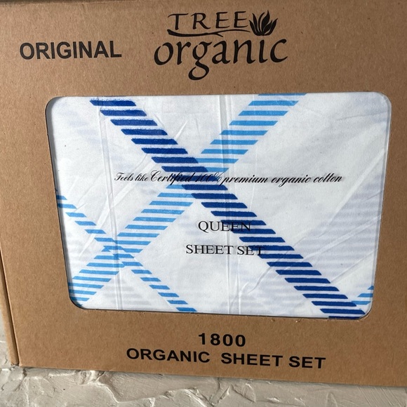 TREE Organic Queen 4-Piece Sheet Set - Picture 5 of 7